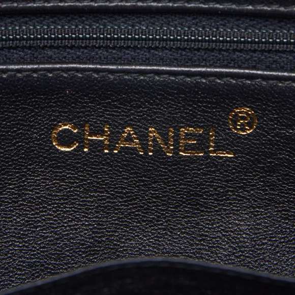 Chanel Matelasse Charm Chain Shoulder Bag Lambskin Black - Picture 9 of 9